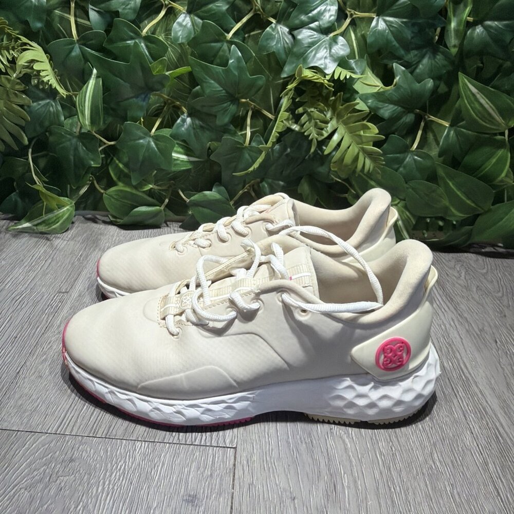 G/FORE GFORE MG4+ Limited Golf Shoe LADIES Cream Pink Size 5 - Picture 4 of 10